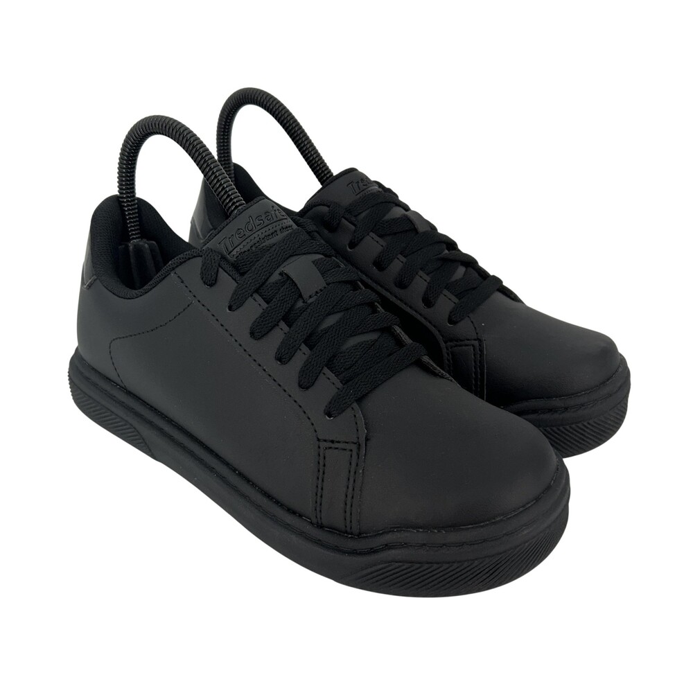 TredSafe Shoes Womens Size 6.5 Jenna Black Slip Resistant Work Lace Up Sneakers